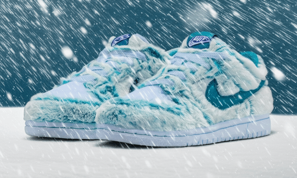 Nike Dunk Low “Abominable Snowman” releases Holiday 2025 for kids sizing